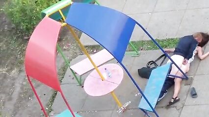 Публичное порно пьяных алкашей