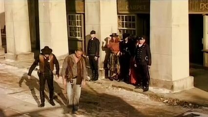 За чертой | Где-то на диком западе, порно вестерн с русским переводом