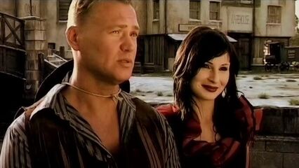 За чертой | Где-то на диком западе, порно вестерн с русским переводом